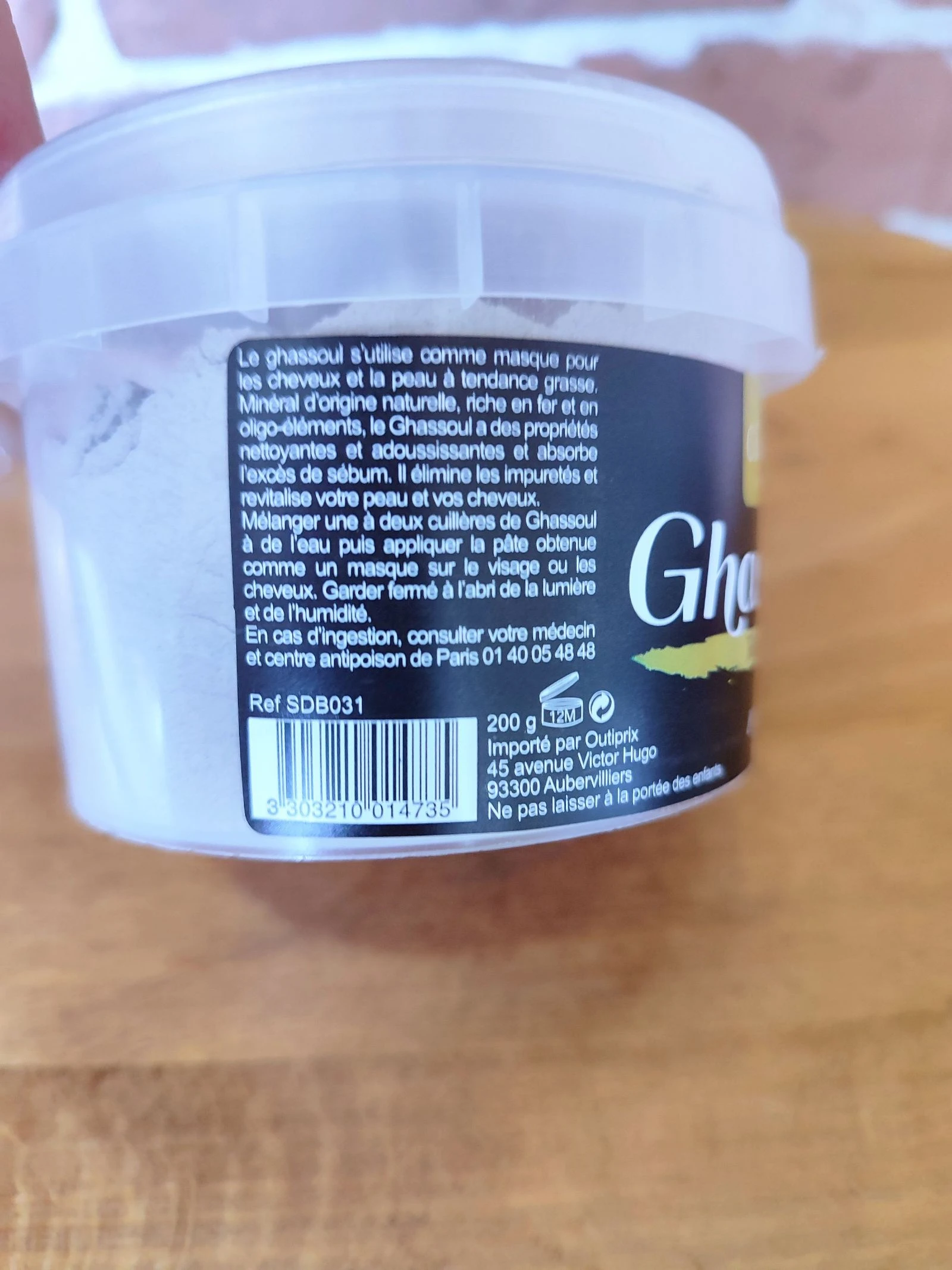 GHASSOUL - Olla de 200g para mascarilla de piel y cabello – photo 3